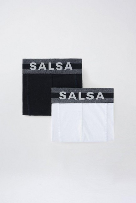 Salsa Jeans - أبيض / أسود - بوكسر رجالي