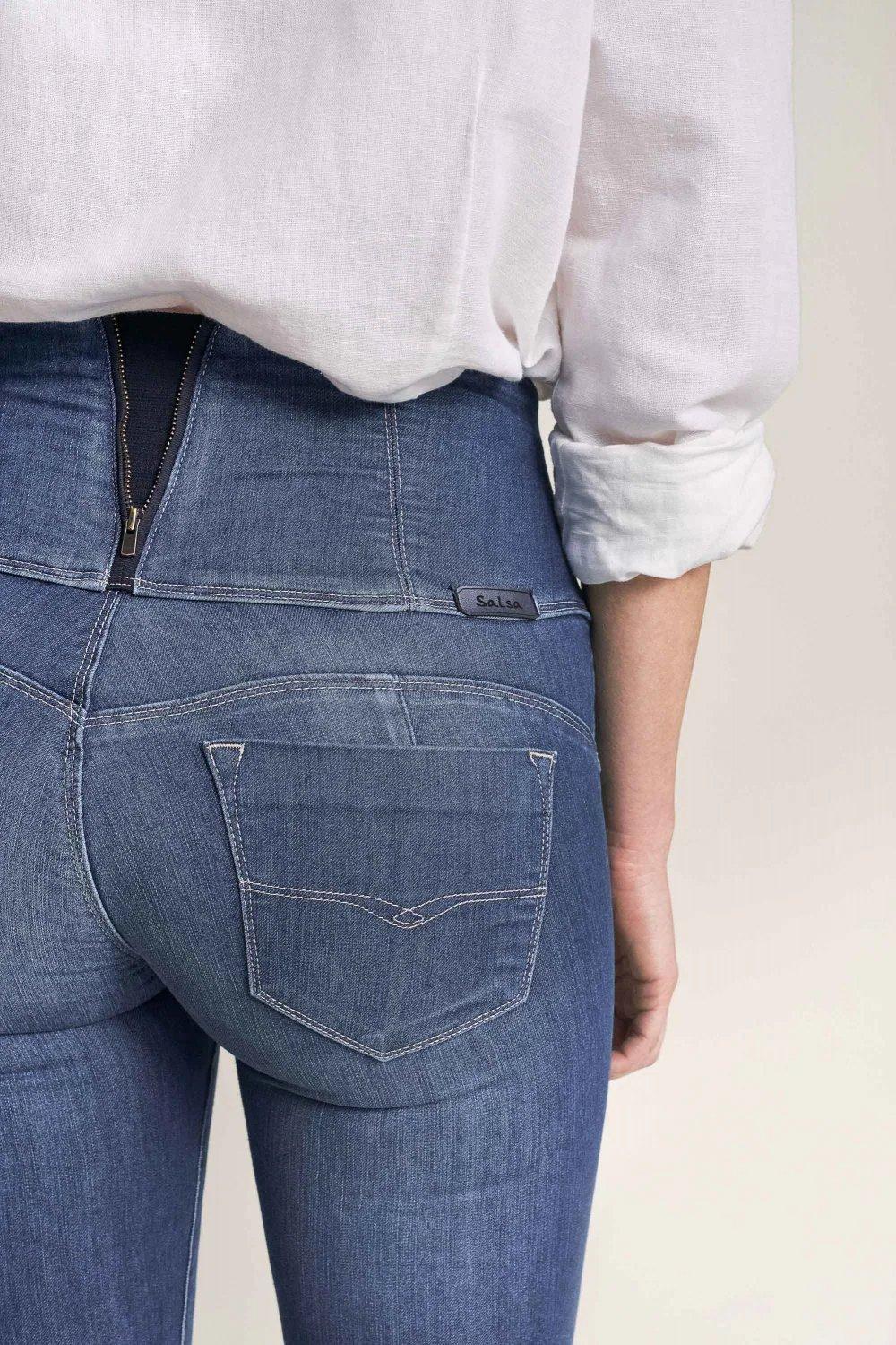 Blue Diva Slim Jeans, , large image number 6