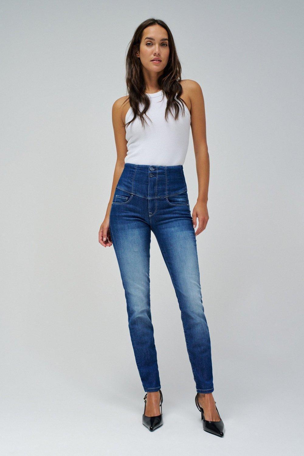 Blue Diva Slim Jeans, , large image number 8