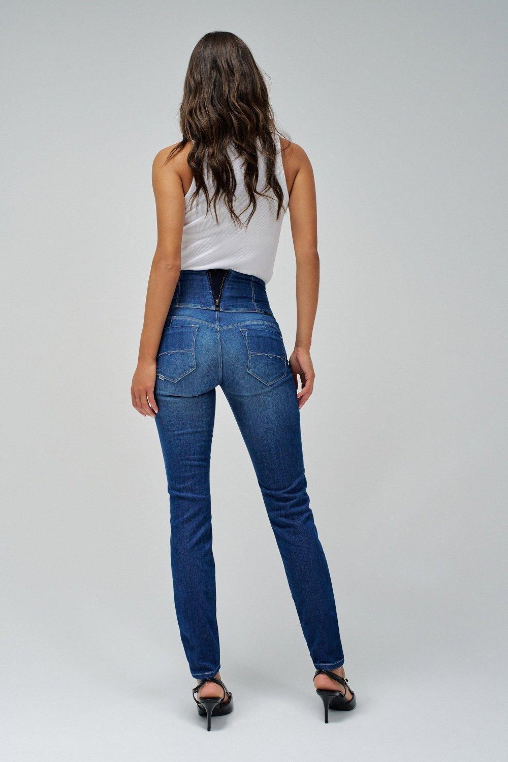 Diva Slim Jeans, Blue, medium