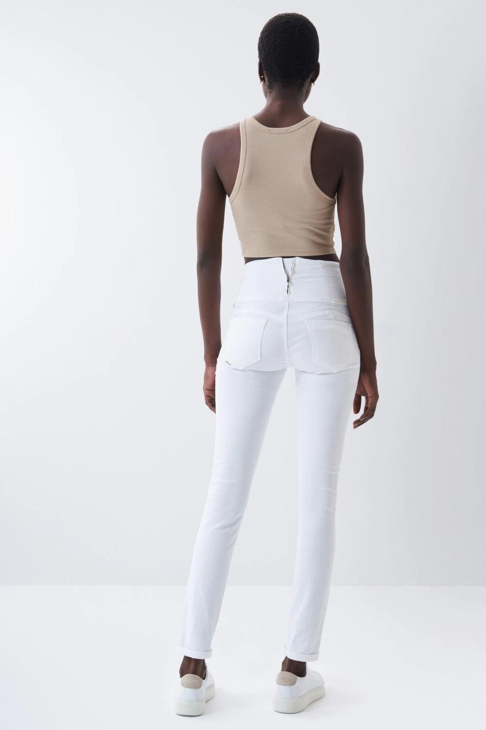 White Diva Slim Slimming Jeans, , large image number 14