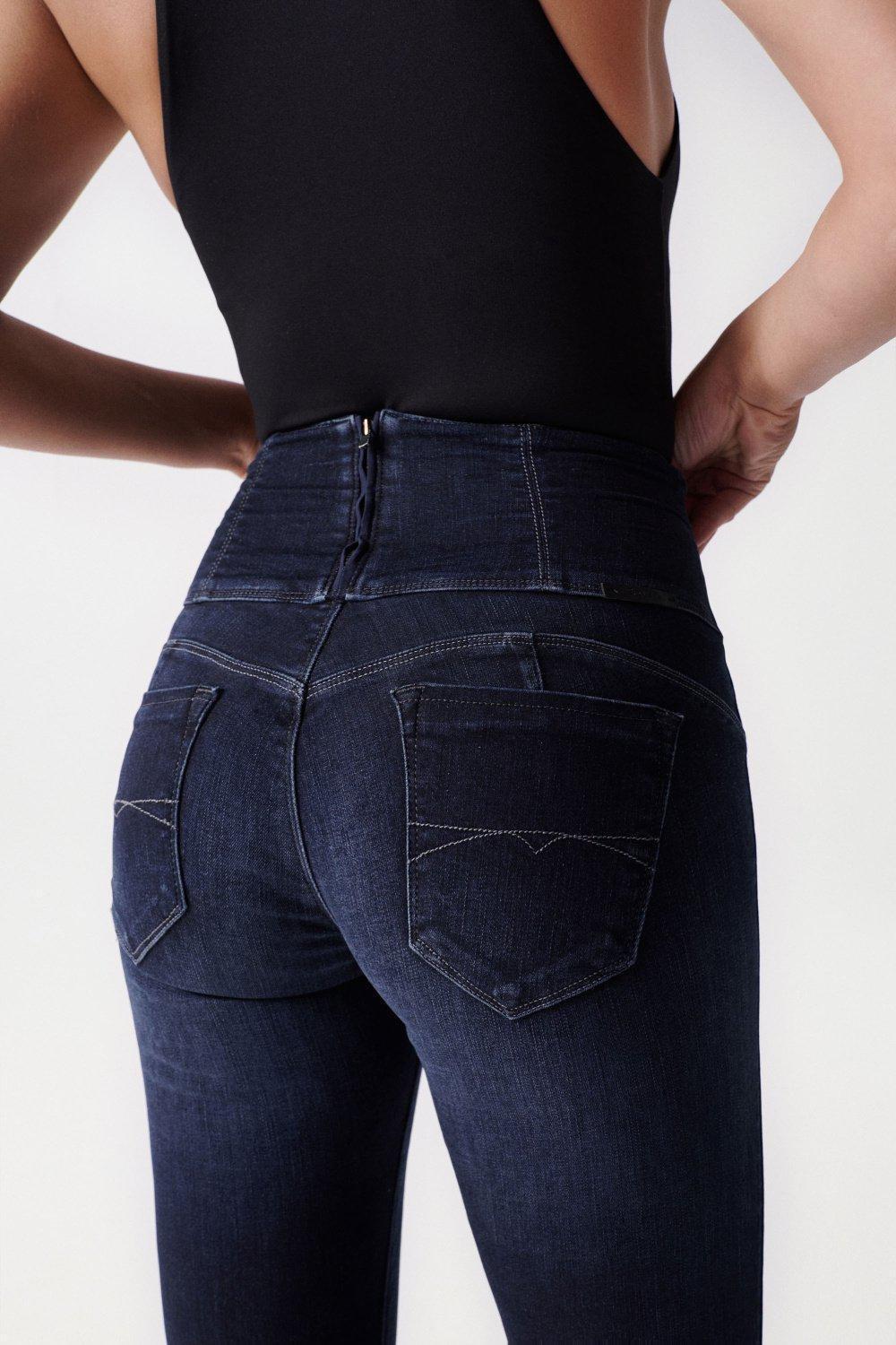 Blue Diva Skinny Slimming Jeans, , large image number 0