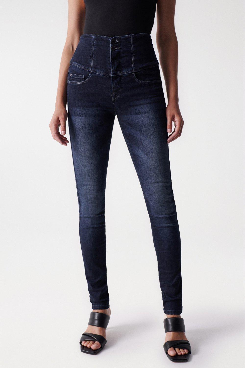 Blue Diva Skinny Slimming Jeans, , large image number 3