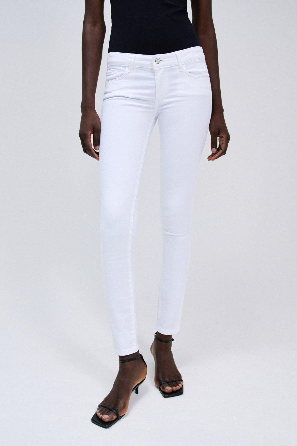 White Wonder Push Up Skinny Jeans, , large image number 0