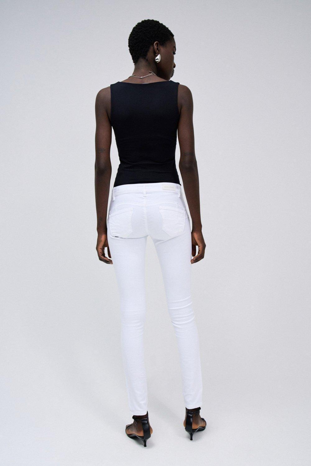 White Wonder Push Up Skinny Jeans, , large image number 3