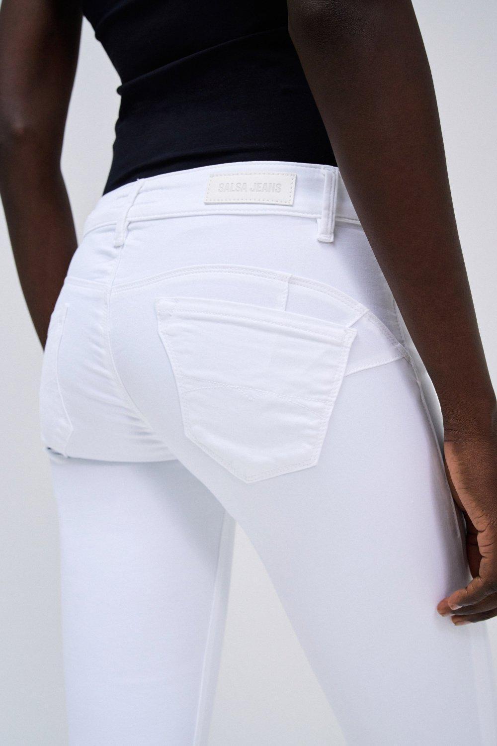 White Wonder Push Up Skinny Jeans, , large image number 4