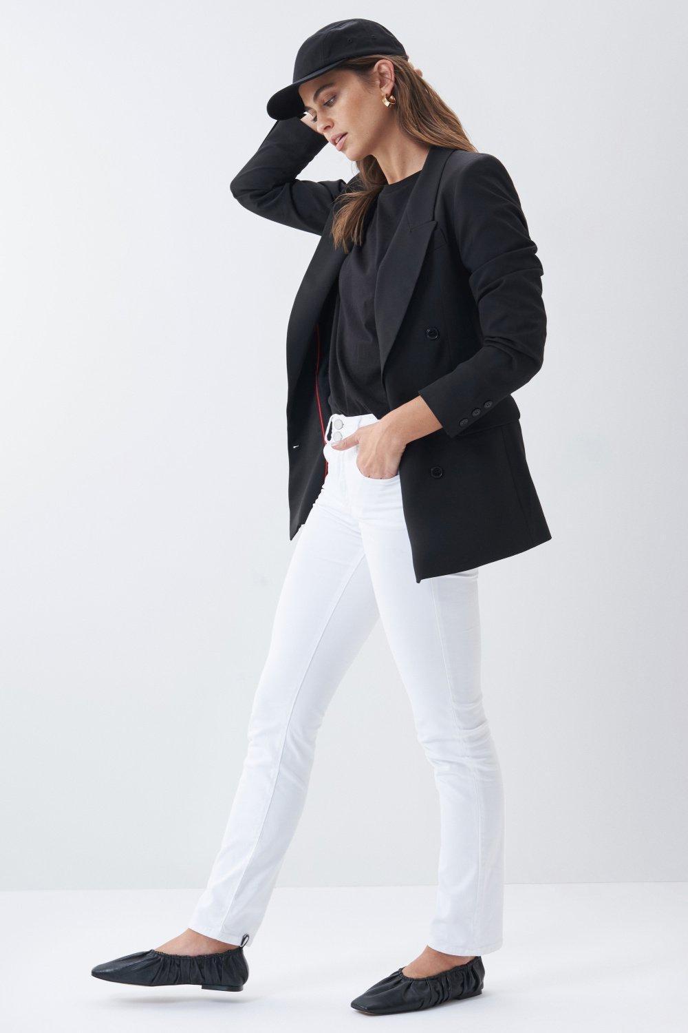 White Secret Push In Slim Jeans, , large image number 11