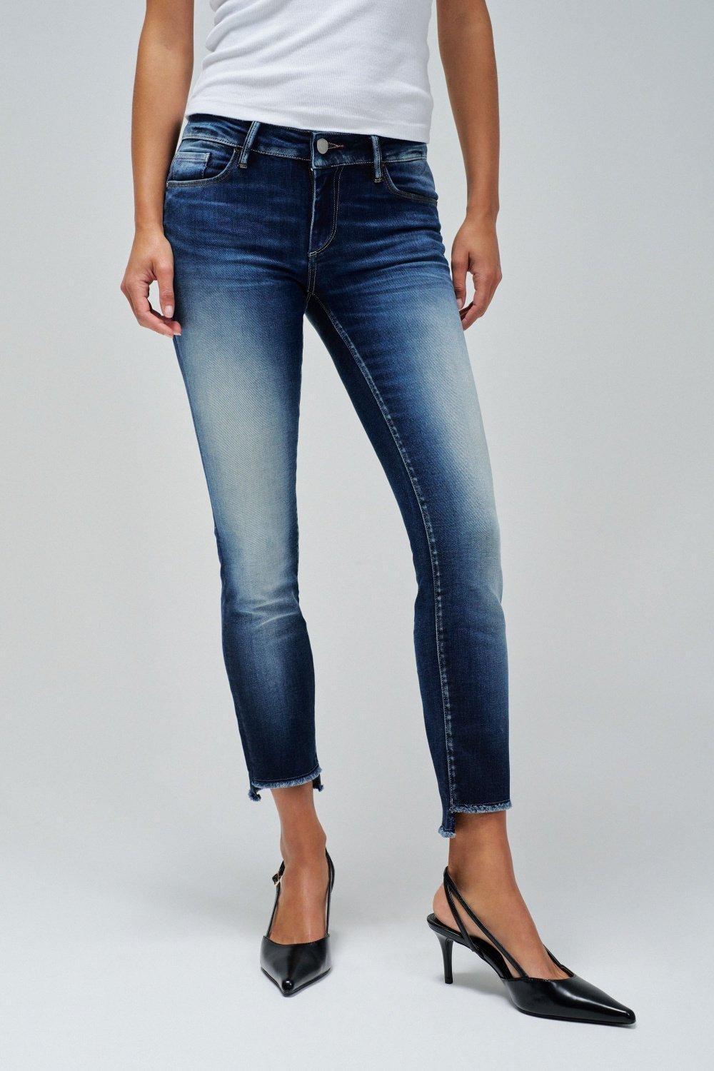 Push Up Premium Wash Jeans, Blue, large image number 7