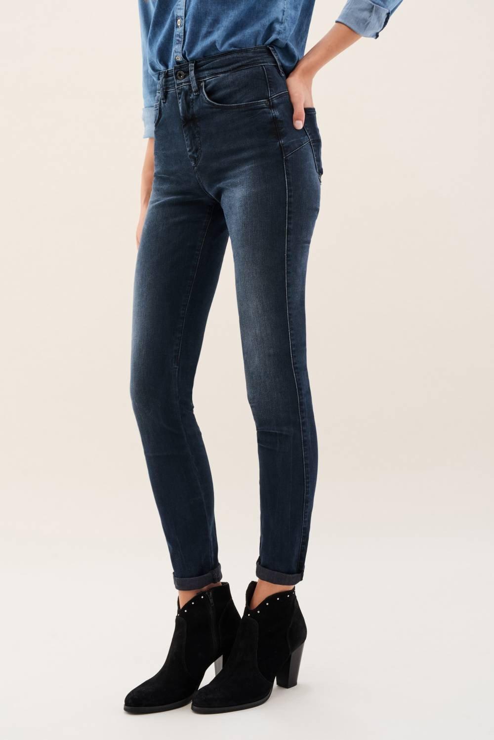 Blue Push In Jeans, , large image number 0