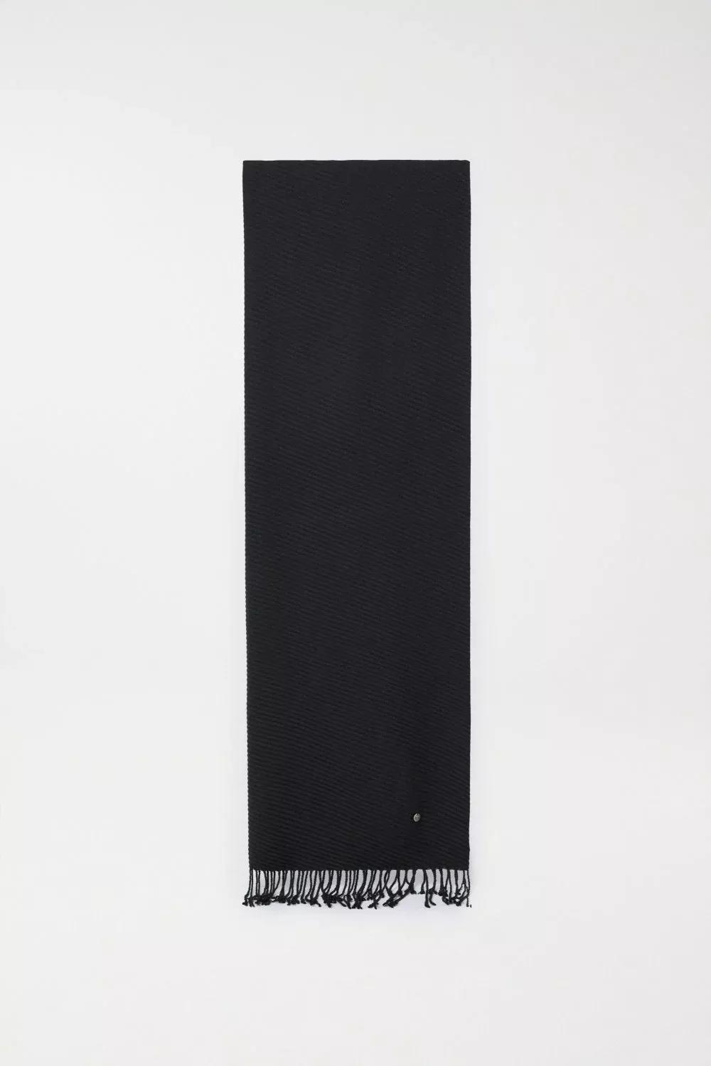 Black Scarf With A Ribbon, Women, , large image number 3
