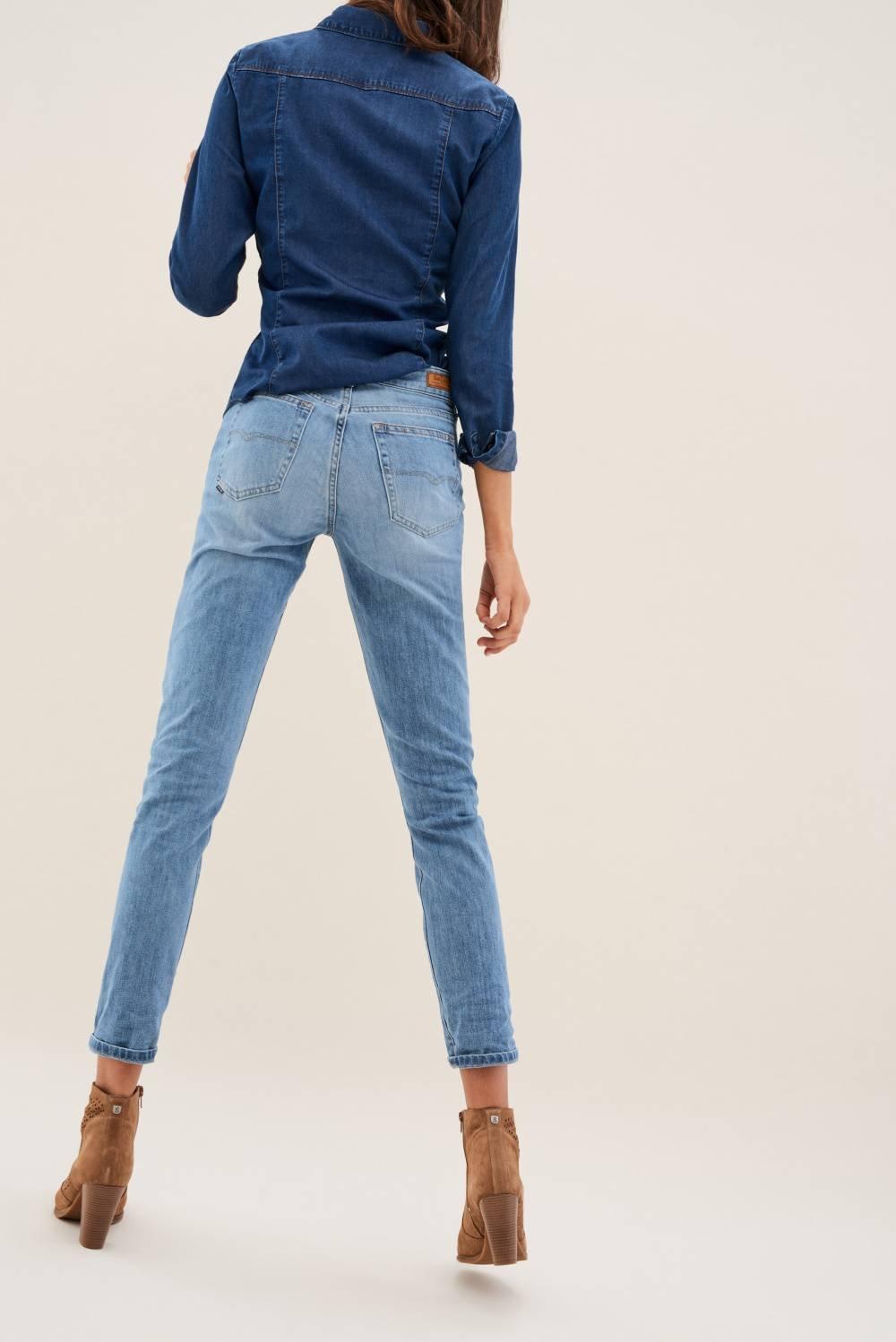 Blue Slimming It Jeans, , large image number 3