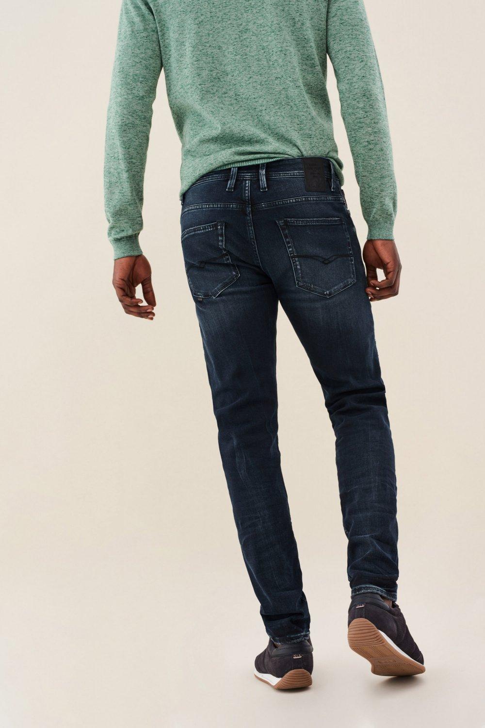 Navy Slender Slim Dark Carrot Jeans, , large image number 3