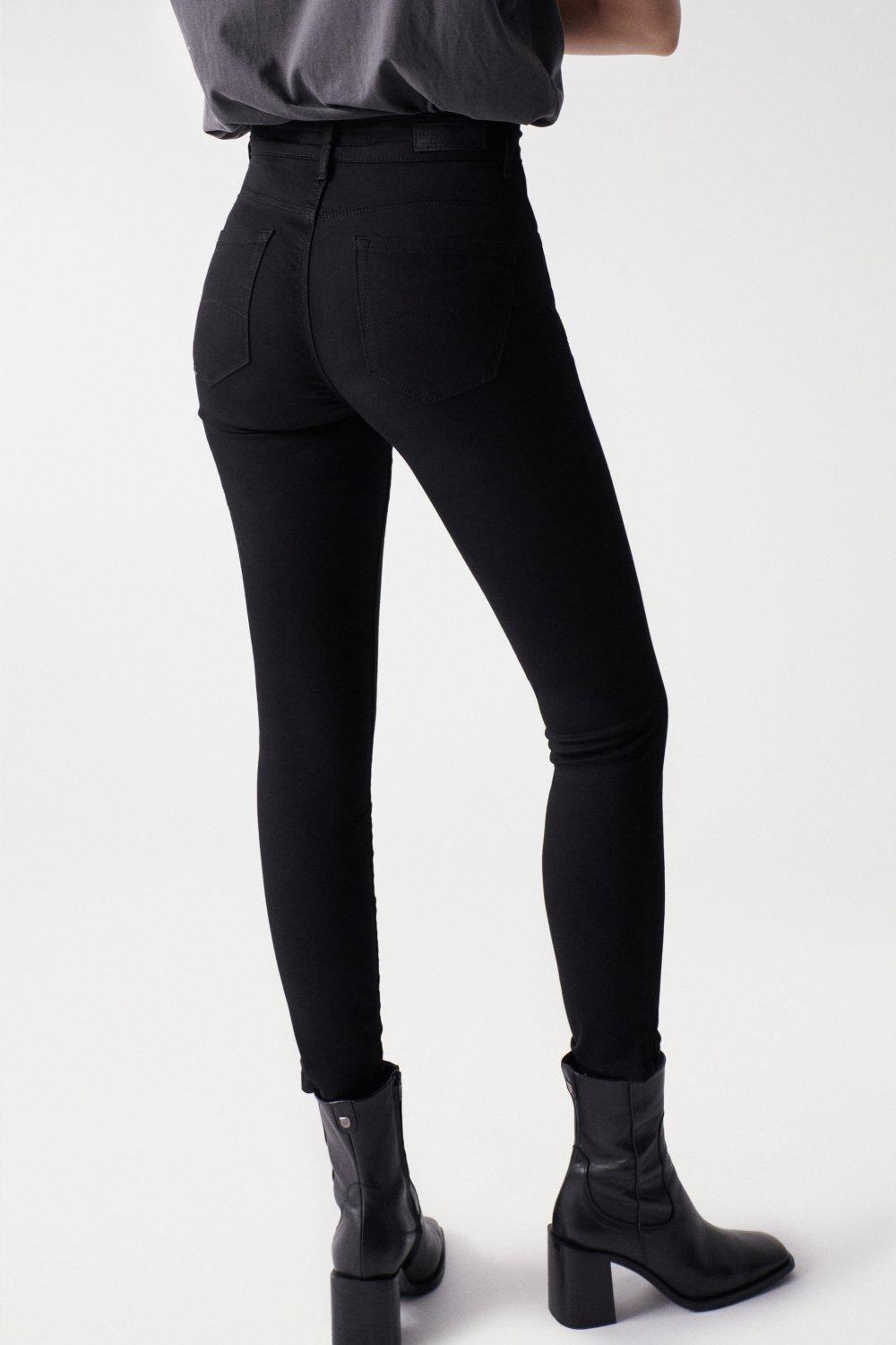 Black Secret Glamour Capri Denim Jeans, , large image number 1