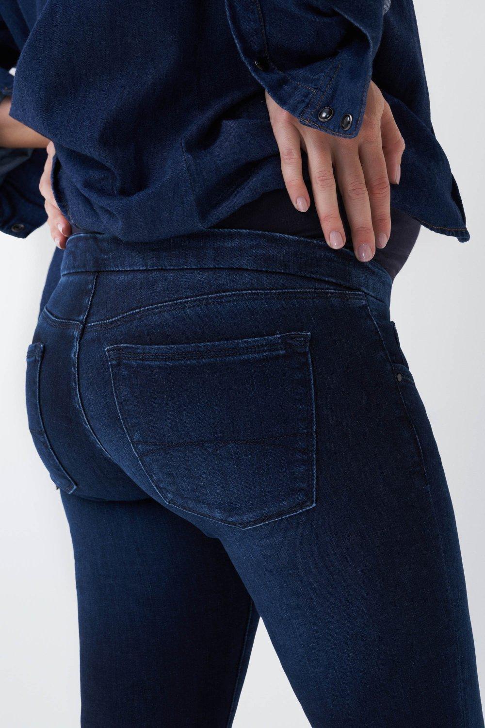 Hope Capri Maternity Jeans, Blue, medium