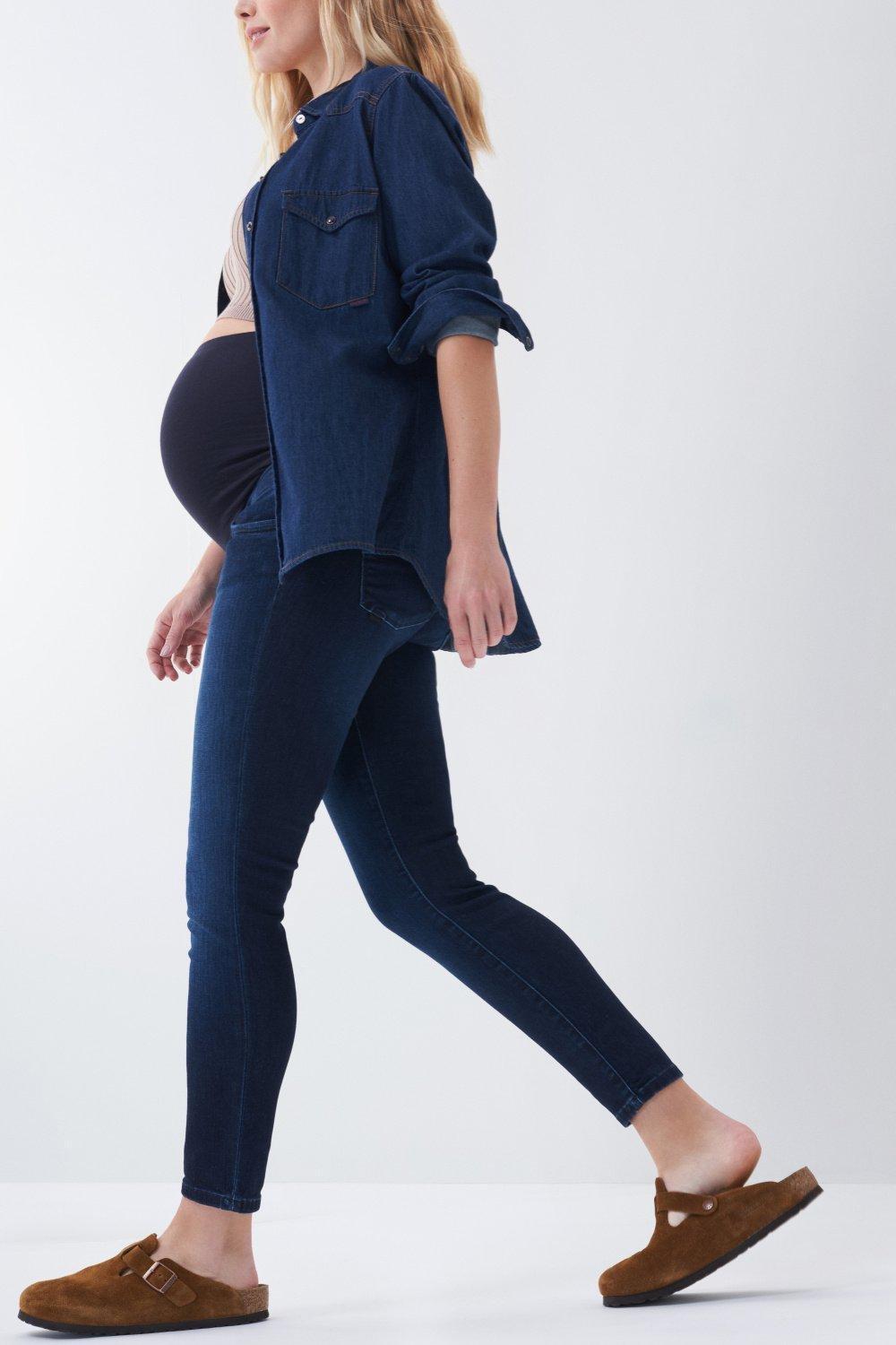 Hope Capri Maternity Jeans, Blue, large image number 5