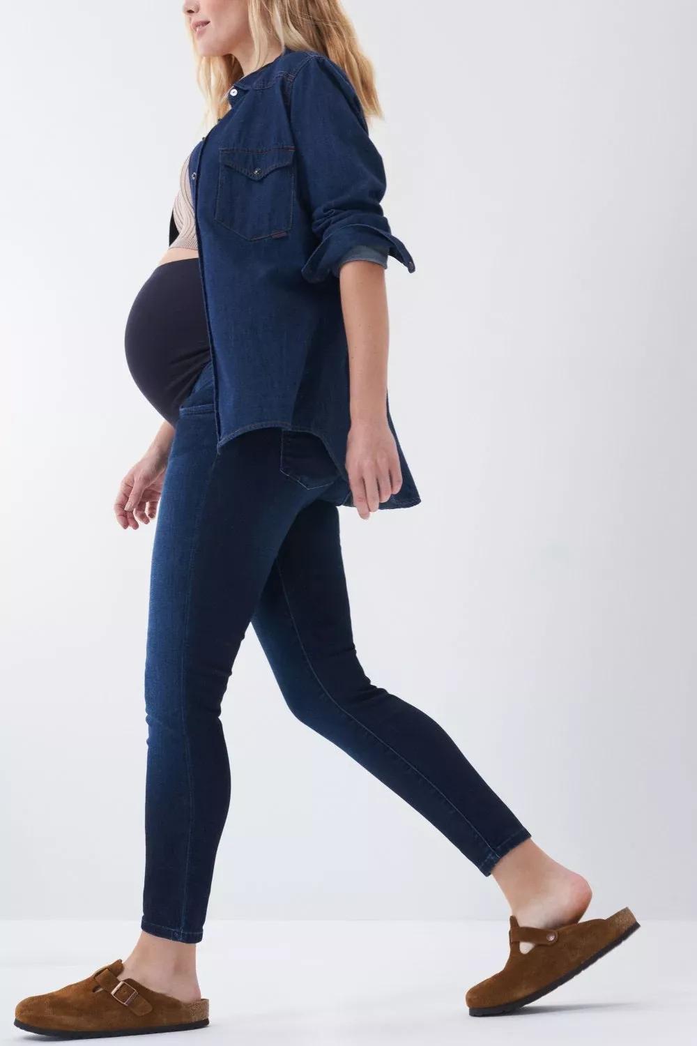 Hope Capri Maternity Jeans, Blue, large image number 10