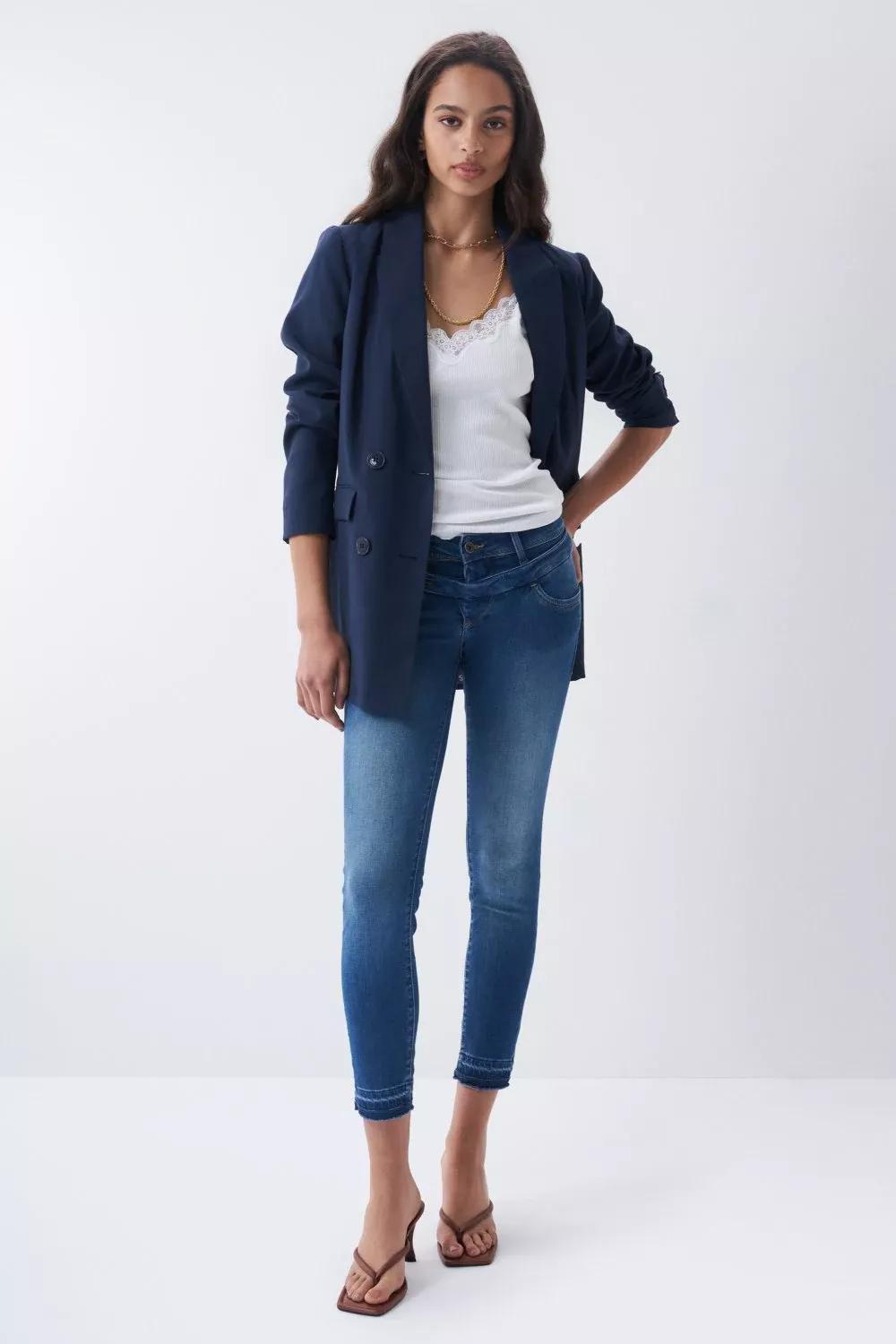 Blue Hope Capri Maternity Jeans In Medium Rinse, , large image number 11
