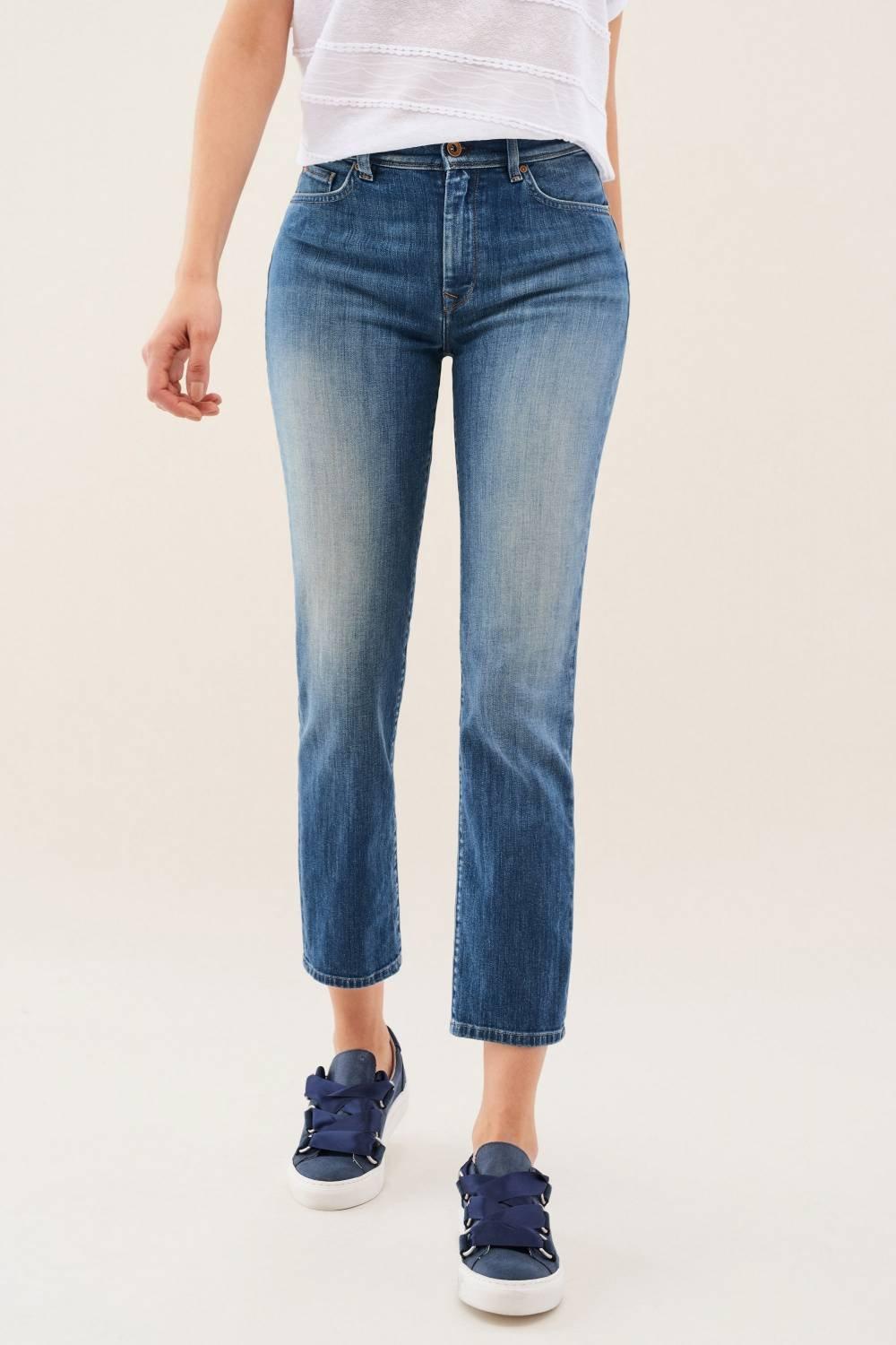 Blue Cigarette Washed Jeans, , large image number 0