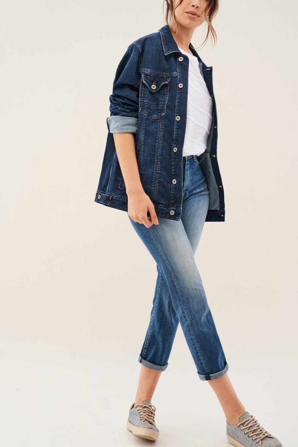 Blue Cigarette Washed Jeans, , large image number 1