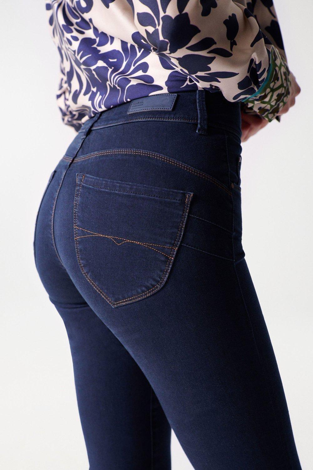 Blue Secret Push In Bootcut Jeans, , large image number 11