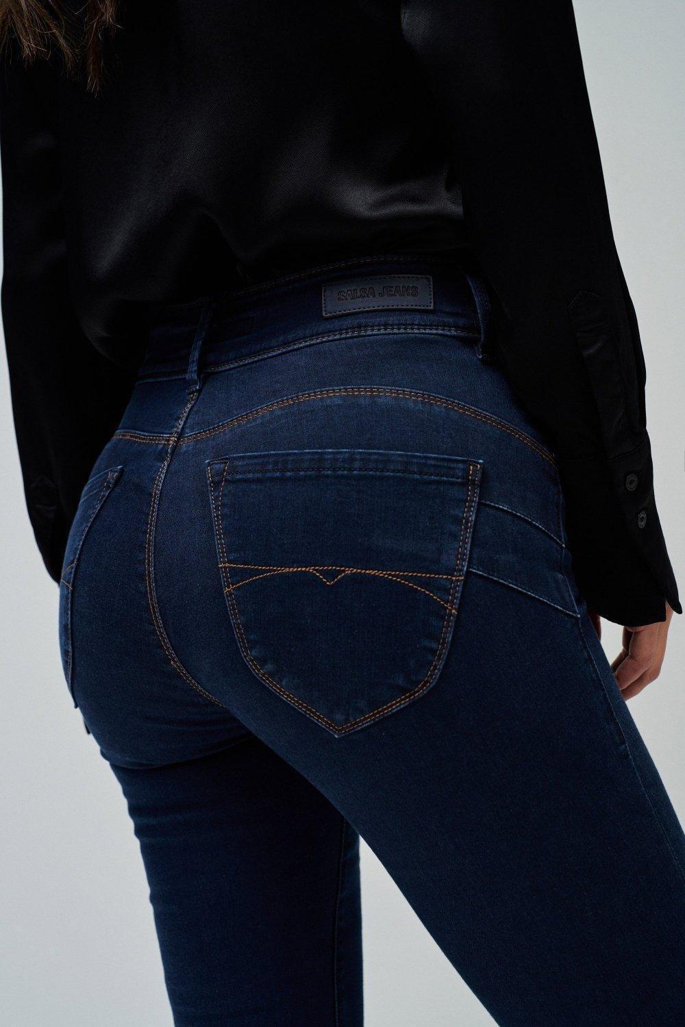 Blue Secret Push In Bootcut Jeans, , large image number 13