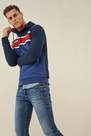 Salsa Jeans - Blue Cotton Hooded Sweater, Men