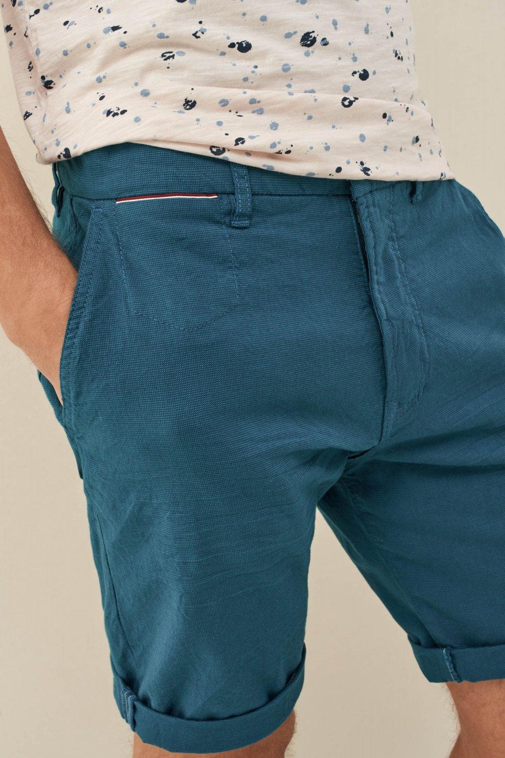 شورت براندون  �?ض�?اض أزرق من قماش المش، للرجال, , large image number 1