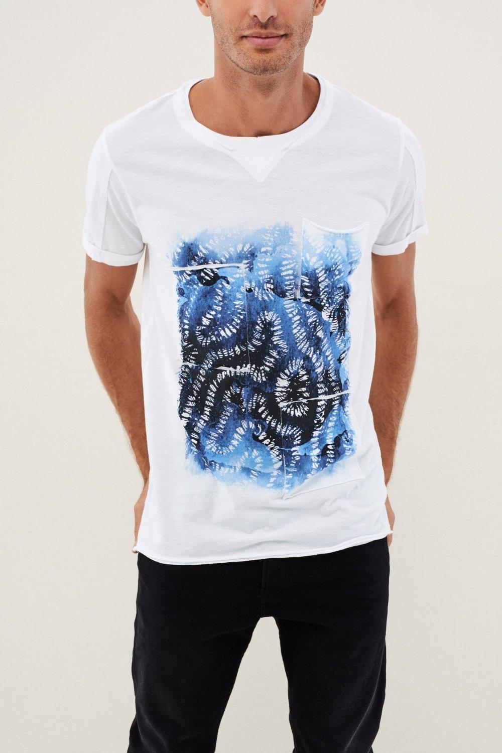 White Round Neck T-Shirt, , large image number 0