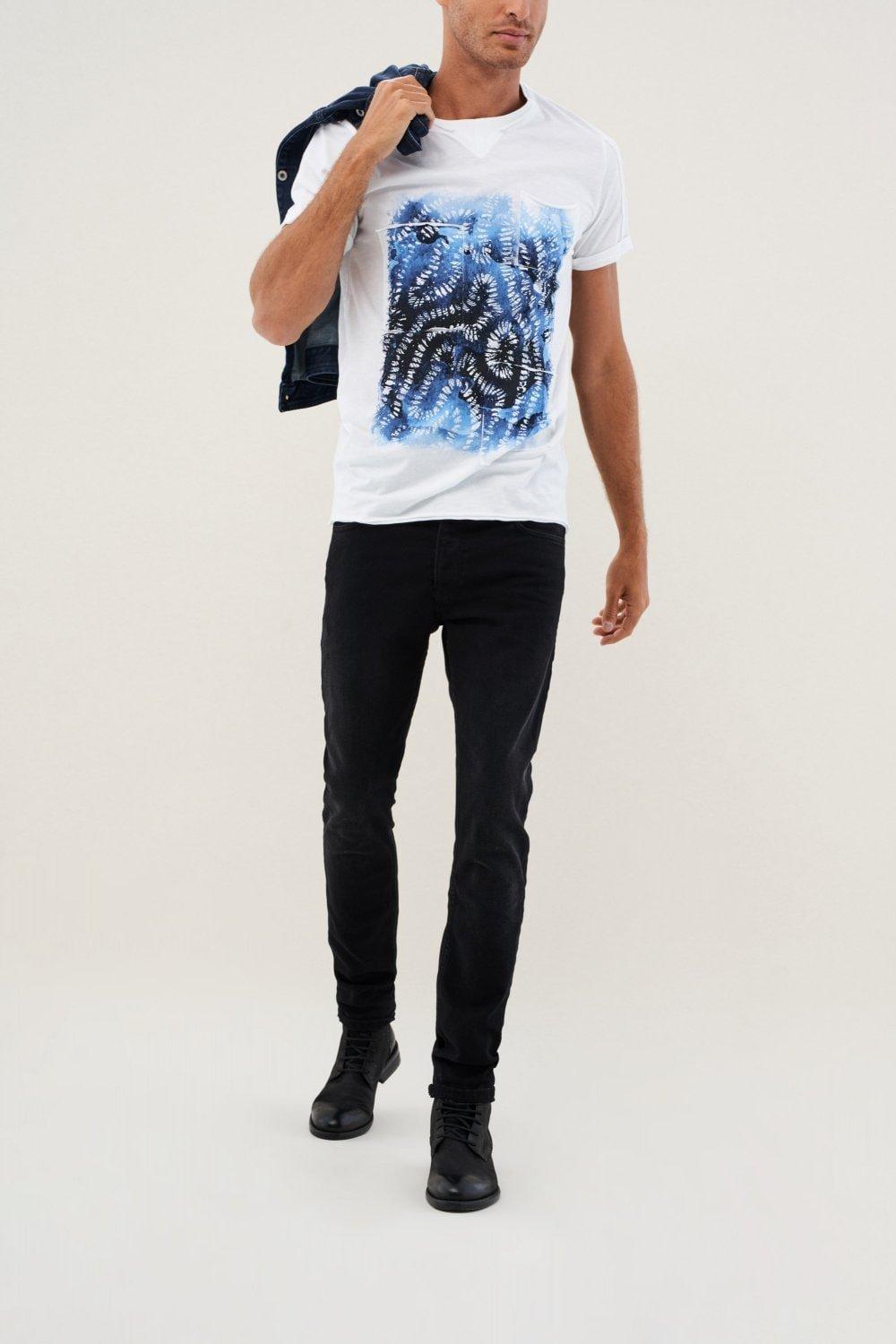 White Round Neck T-Shirt, , large image number 2