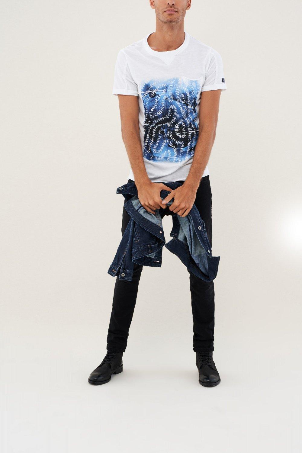 White Round Neck T-Shirt, , large image number 3