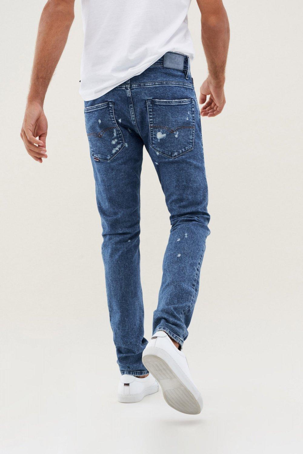 Blue Denim Pants, , large image number 3