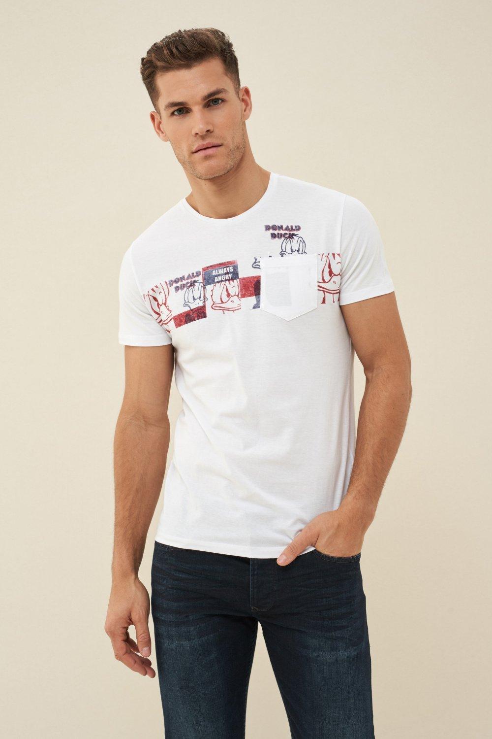 White Donald t-shirt, , large image number 0