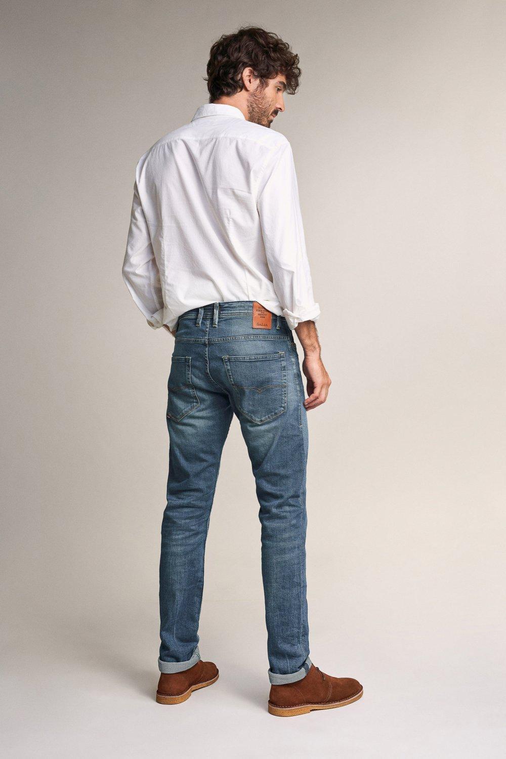 Blue Lima Tapered Jeans, , large image number 2