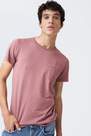 Salsa Jeans - Pink T-shirt with plant dye and pocket