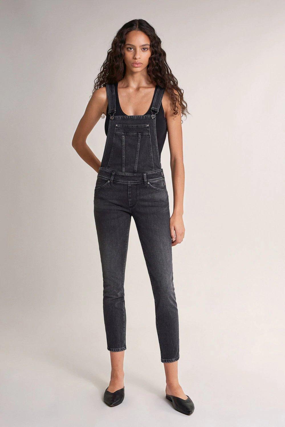 Black Push Up Capri Jumpsuit, , large image number 0