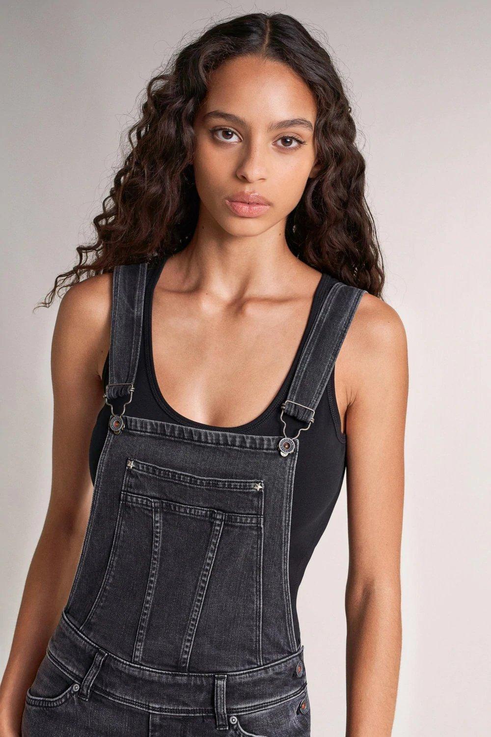 Black Push Up Capri Jumpsuit, , large image number 2