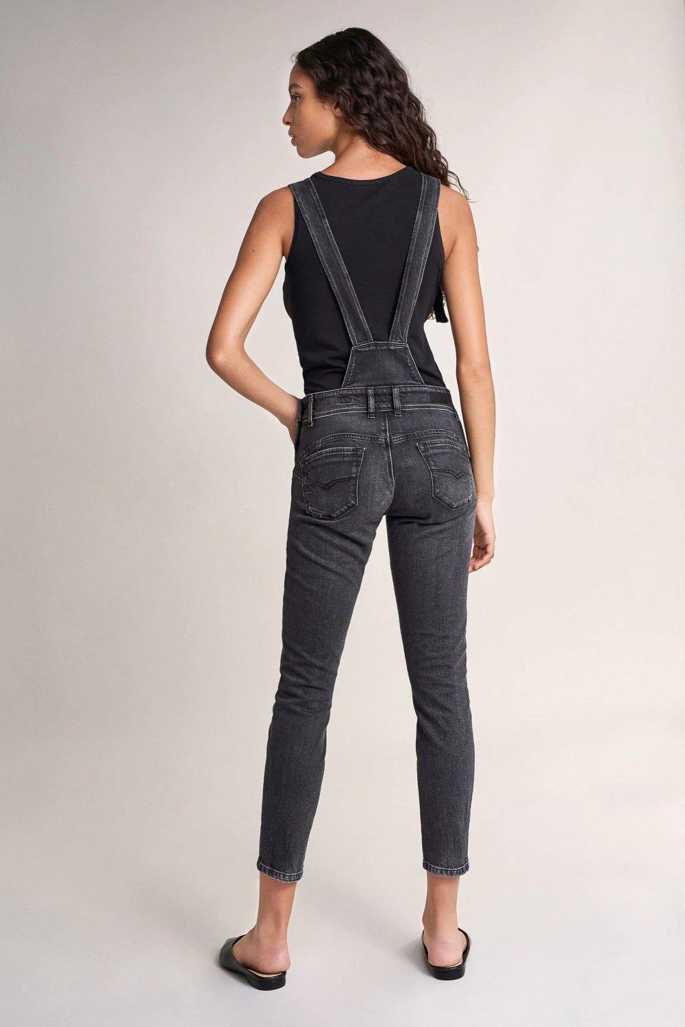 Black Push Up Capri Jumpsuit, , large image number 3