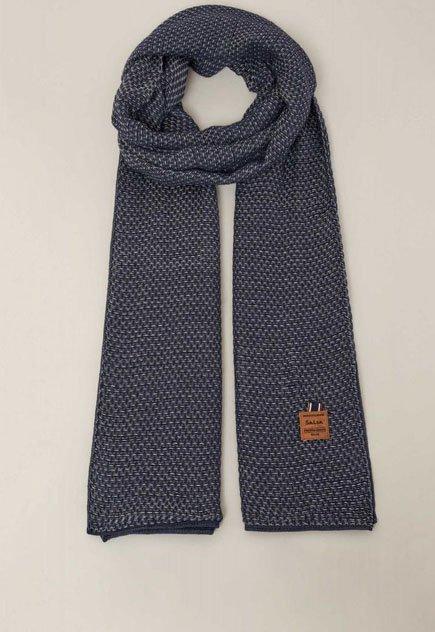 Blue Microprint Scarf, Men, , large image number 3