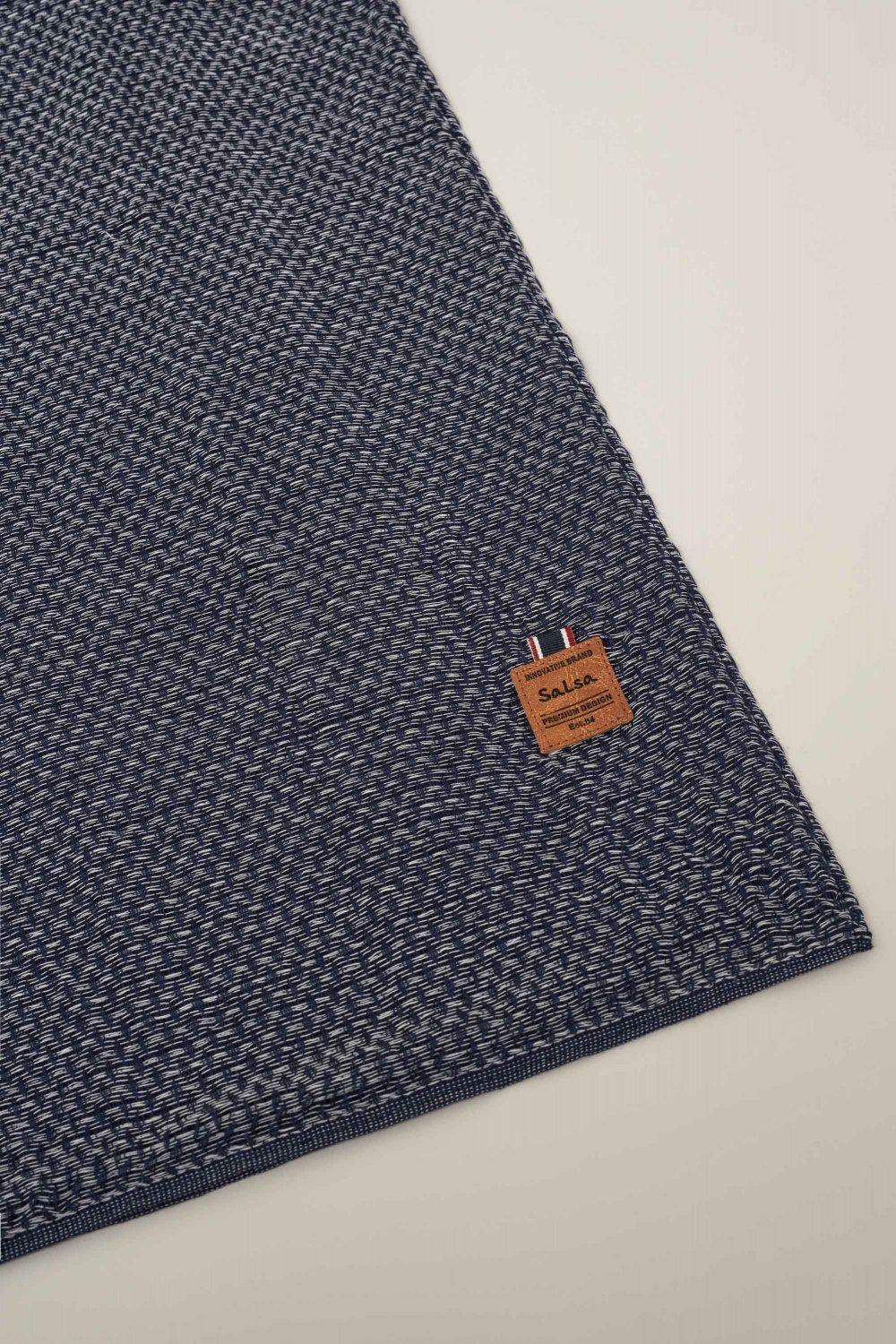 Blue Microprint Scarf, Men, , large image number 5