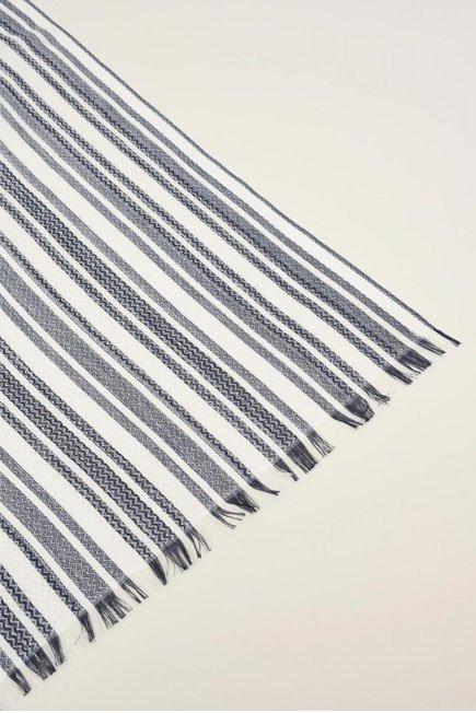 Blue Striped Scarf, Men, , large image number 12