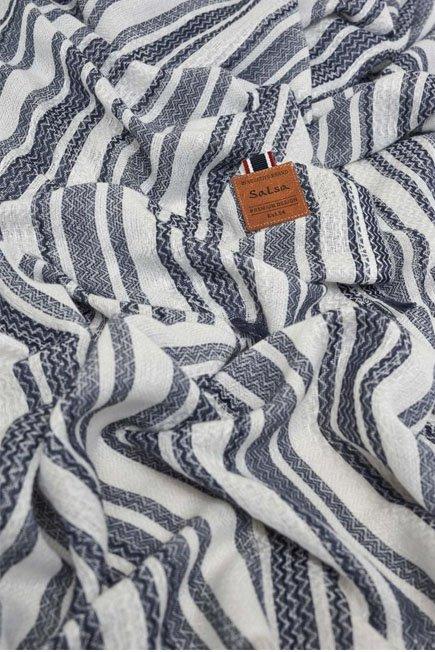 Blue Striped Scarf, Men, , large image number 13