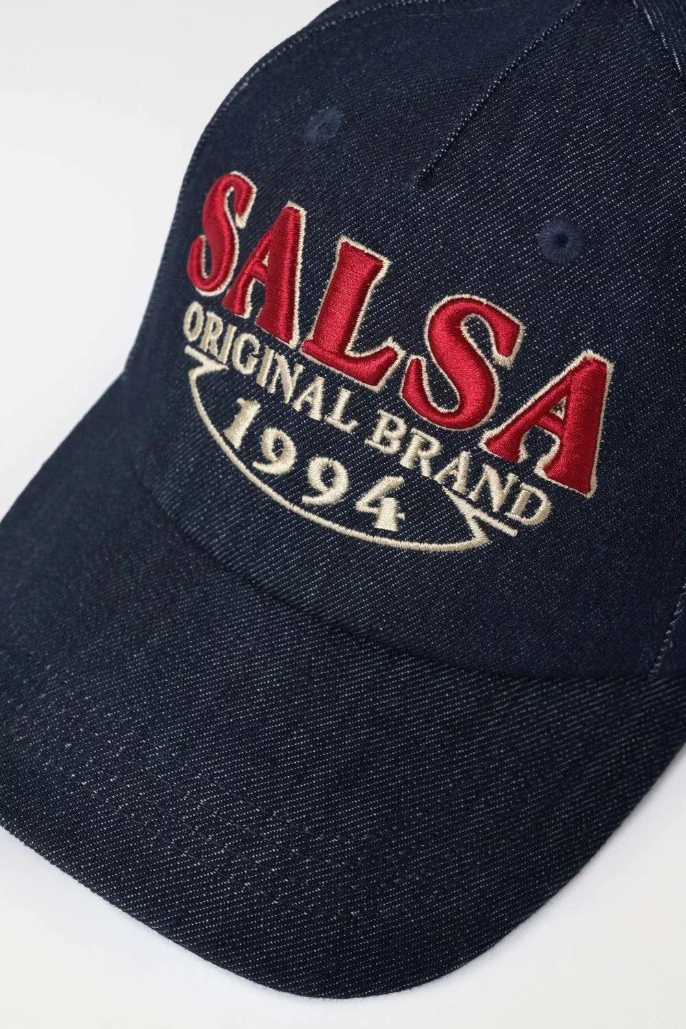 Blue Denim Branded Cap, Men, , large image number 4