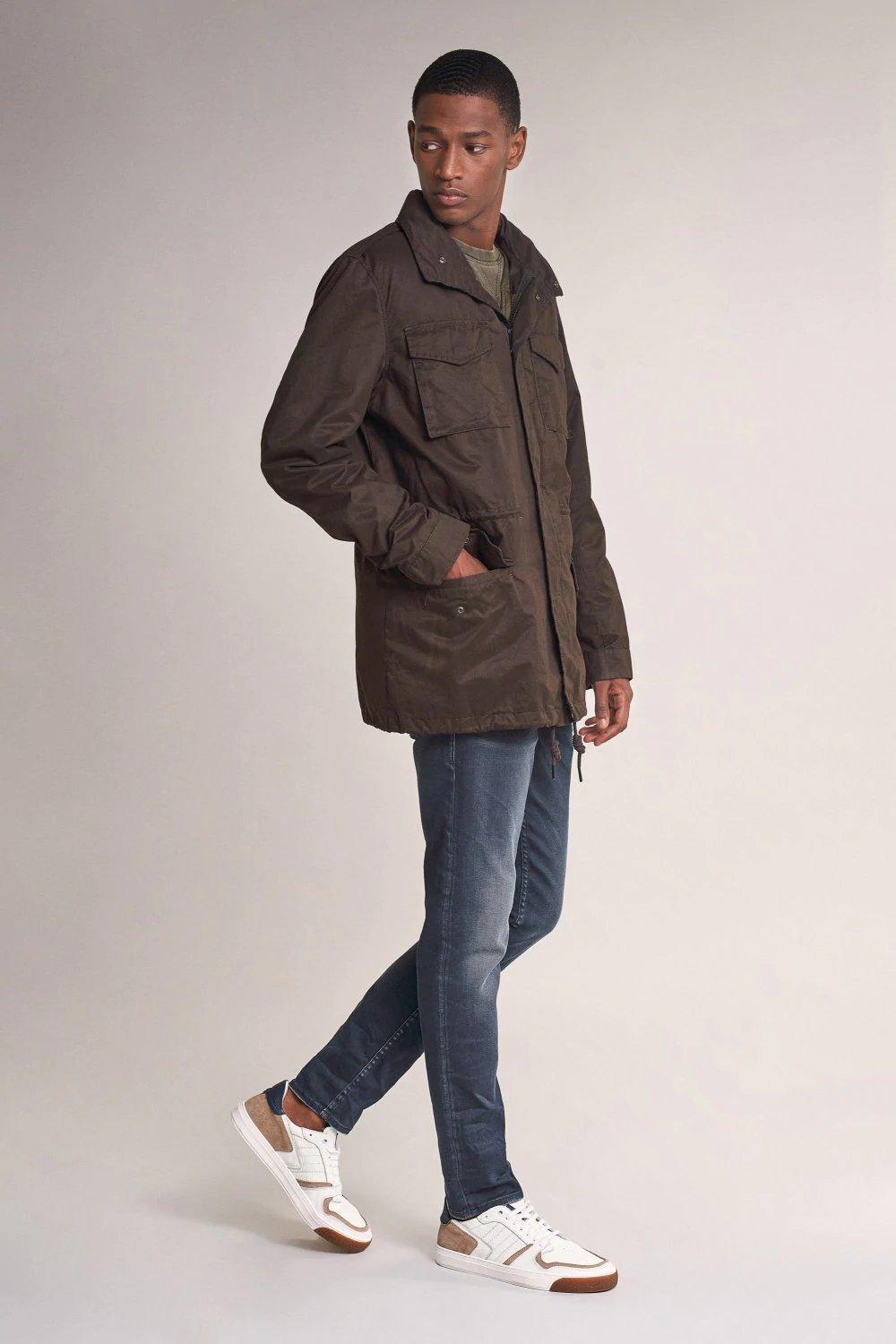 Green Waterproof Parka Jacket, , medium