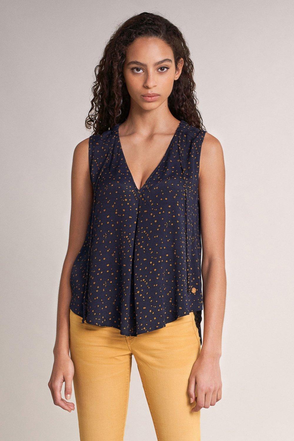 Blue All-over Floral Tunic, , large image number 6