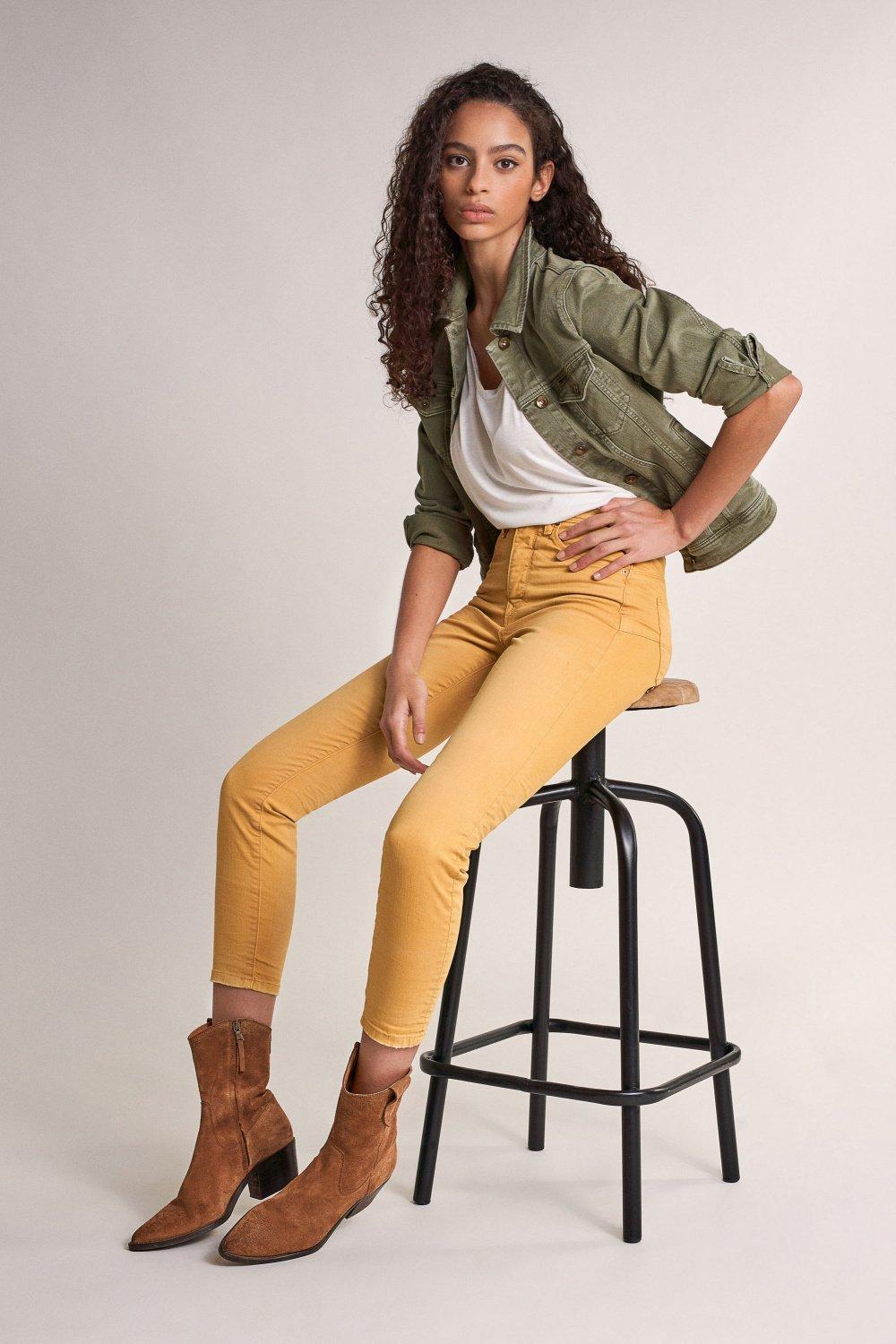 Green Slim Fit Trucker Jacket, , large image number 1