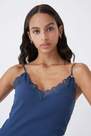 Salsa Jeans - Blue Lace Top With Adjustable Strap, Women