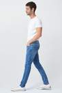 Salsa Jeans - Blue S-Resist Clash Skinny Jeans With Graphene