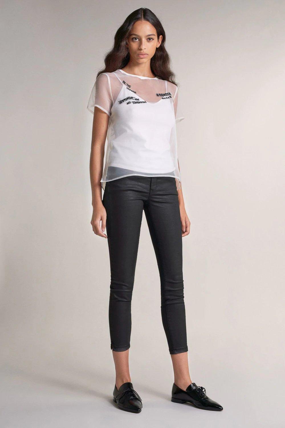 Beige Premium Transparent T-Shirt, , large image number 4