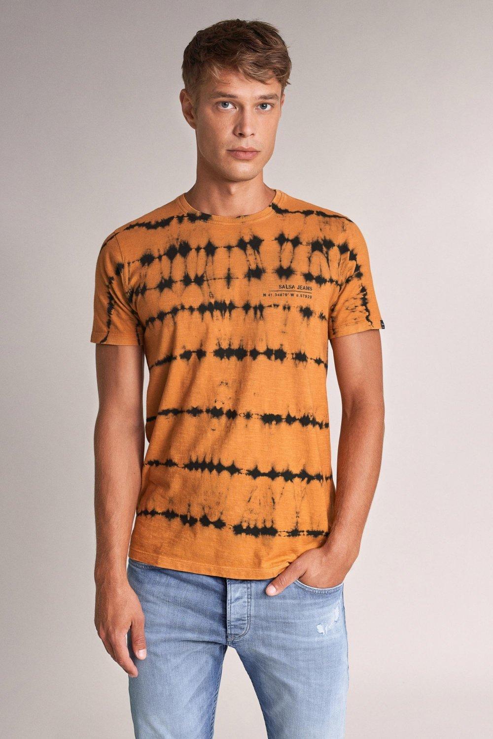 Orange Tie-Dye T-Shirt, , medium