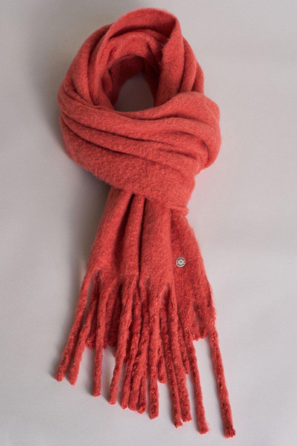Pink Warm Fluffy Scarf, Women, , large image number 1